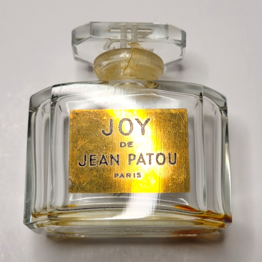 Joy de Jean Patou Paris Vintage Art Deco Empty Perfume Bottle